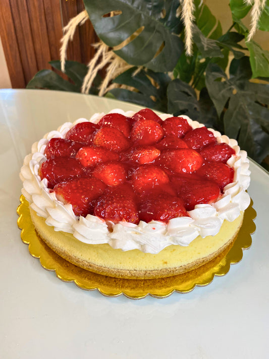 CHEESECAKE DE FRESA AL HORNO