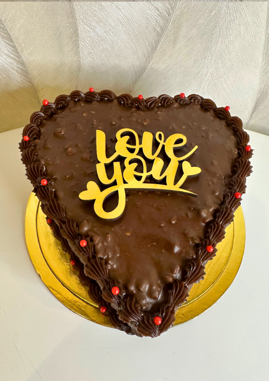 Torta de Chocolate Corazón