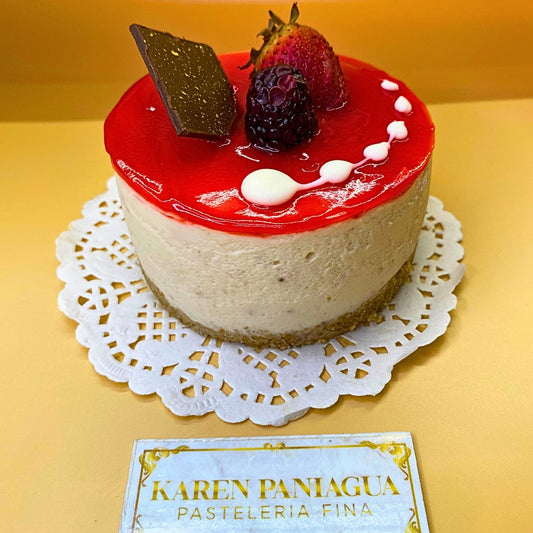 CHEESECAKE DE FRESA PORCIÓN